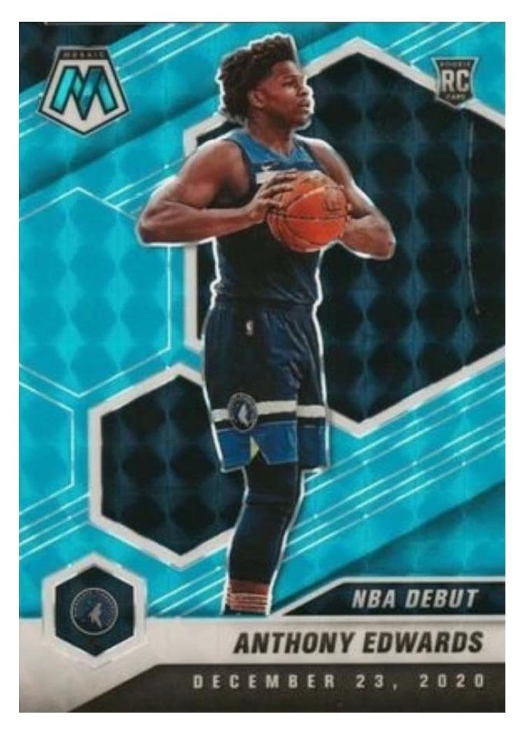 2020 Panini Mosaic Anthony Edwards #261 card