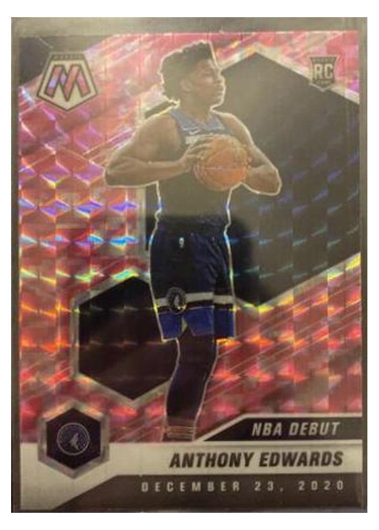 2020 Panini Mosaic Anthony Edwards #261 card