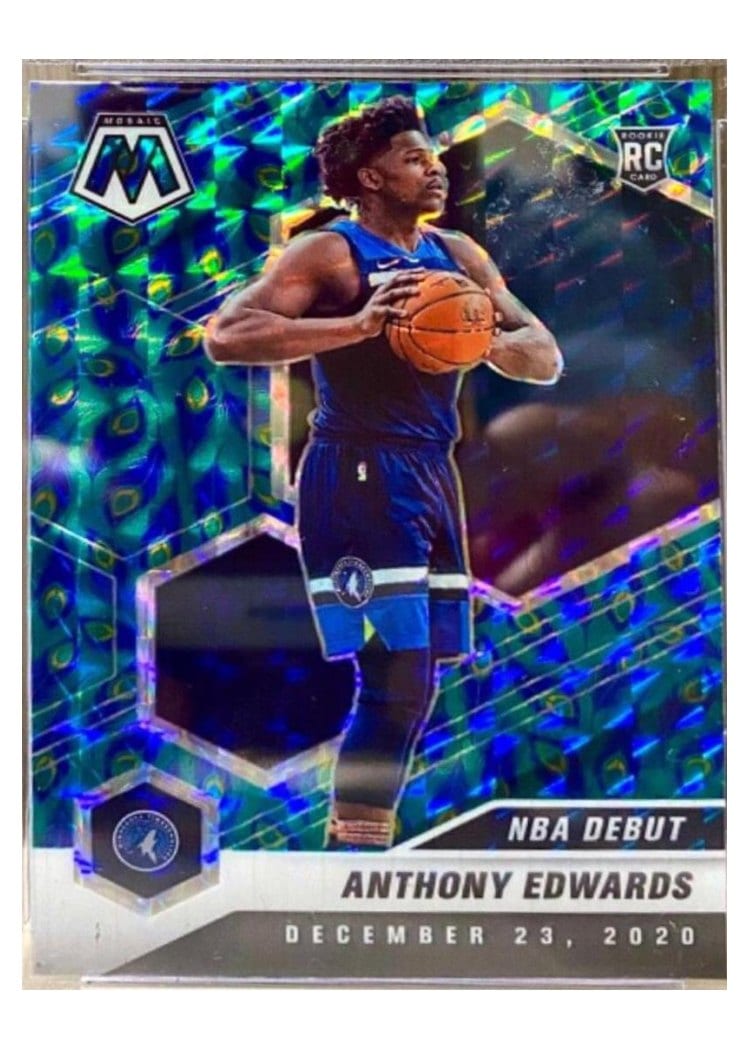 2020 Panini Mosaic Anthony Edwards #261 card