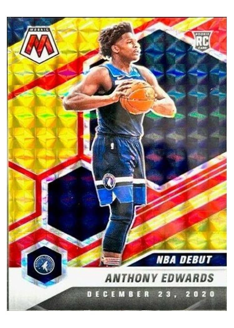 2020 Panini Mosaic Anthony Edwards #261 card