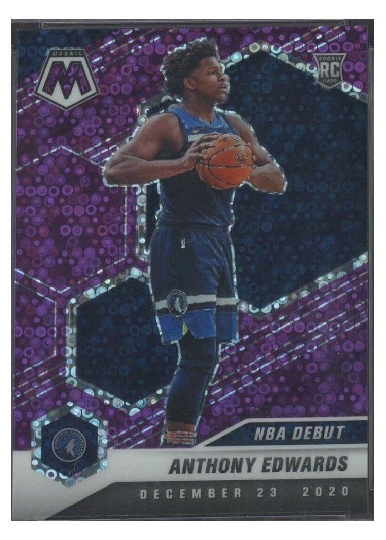 2020 Panini Mosaic Anthony Edwards #261 card