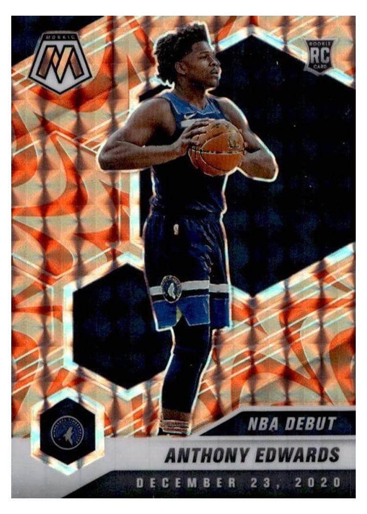 2020 Panini Mosaic Anthony Edwards #261 card