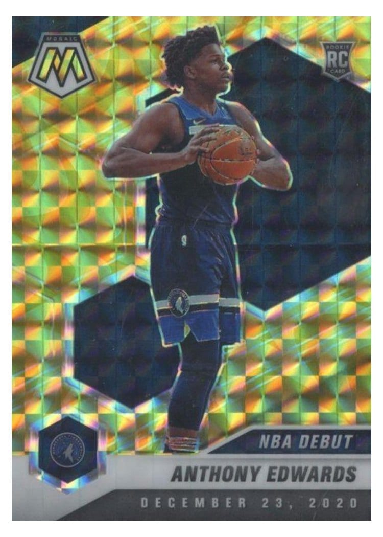 2020 Panini Mosaic Anthony Edwards #261 card