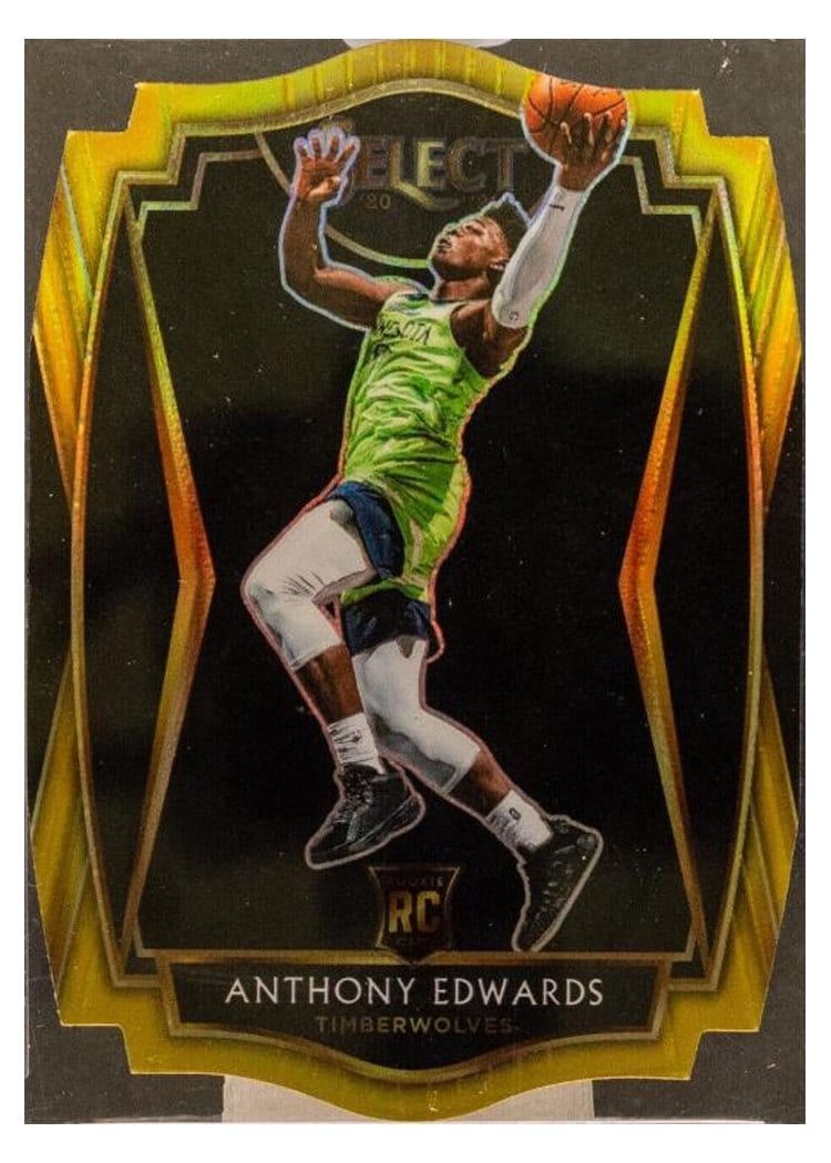 2020 Panini Select Anthony Edwards #169 card