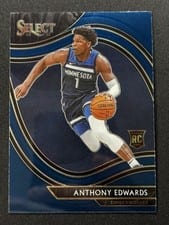 2020 Panini Select Anthony Edwards #300 card
