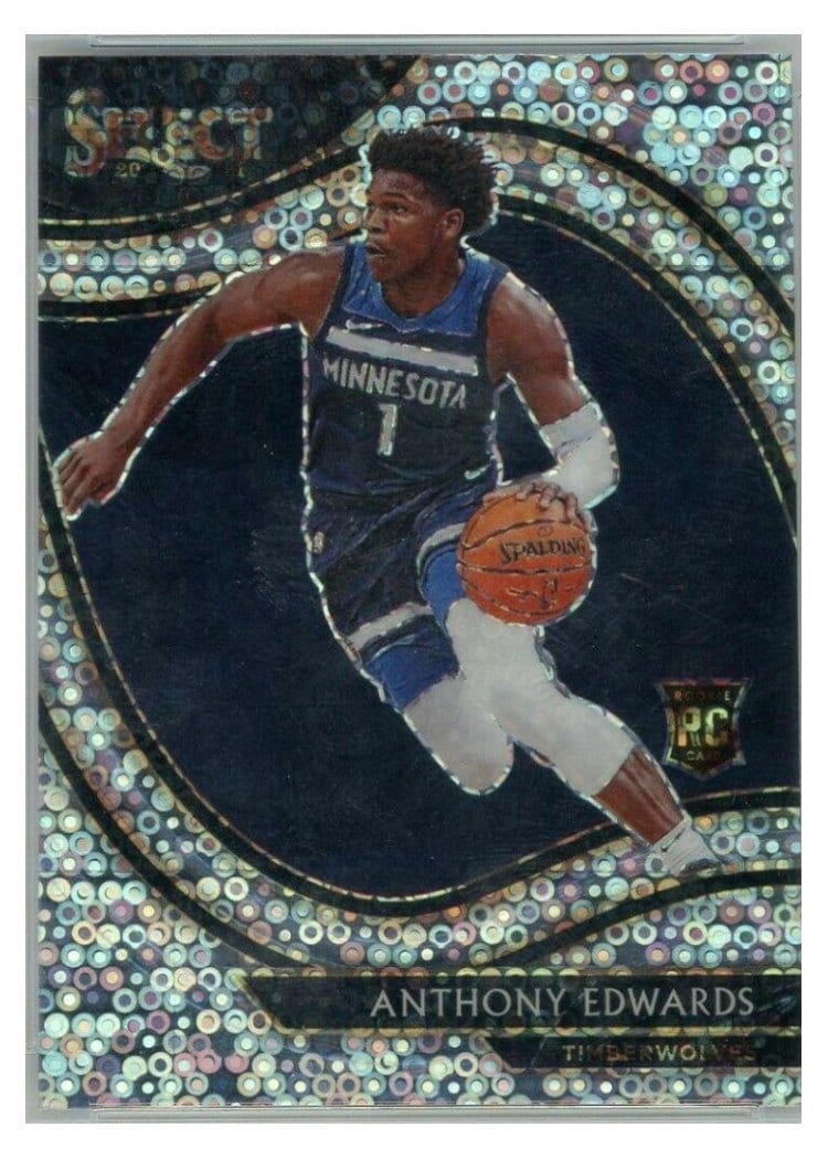 2020 Panini Select Anthony Edwards #300 card