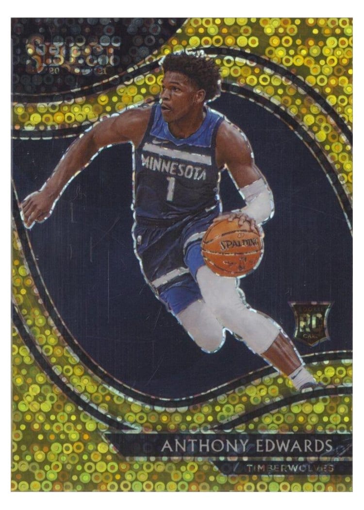 2020 Panini Select Anthony Edwards #300 card