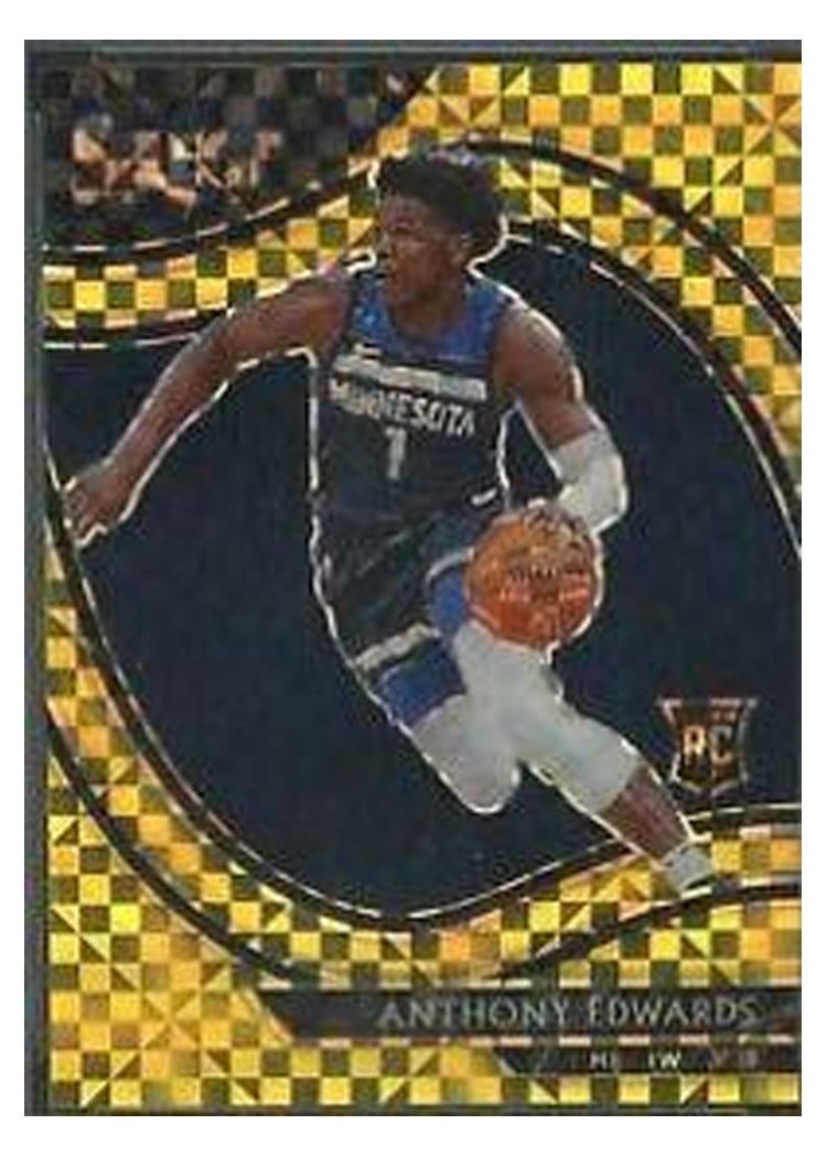 2020 Panini Select Anthony Edwards #300 card
