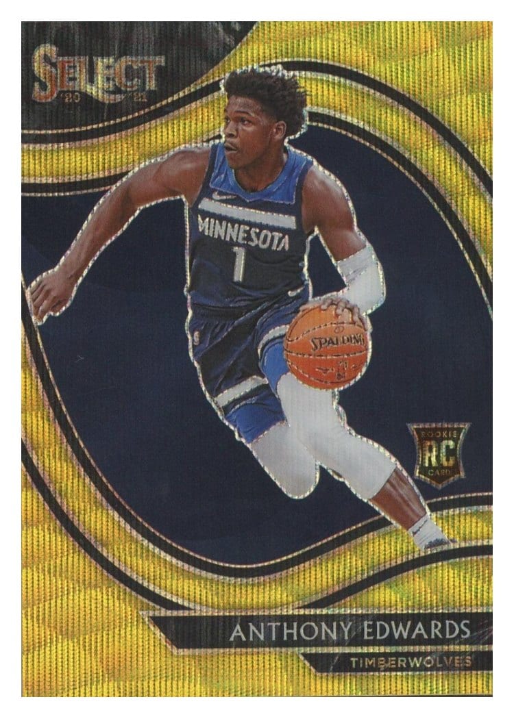 2020 Panini Select Anthony Edwards #300 card