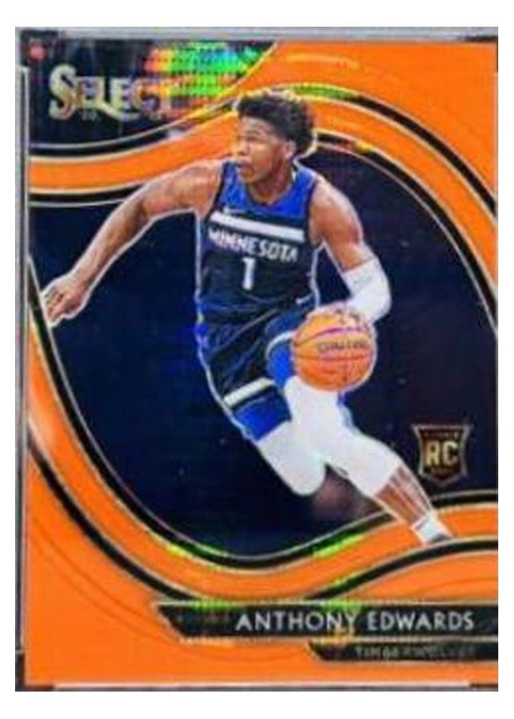 2020 Panini Select Anthony Edwards #300 card