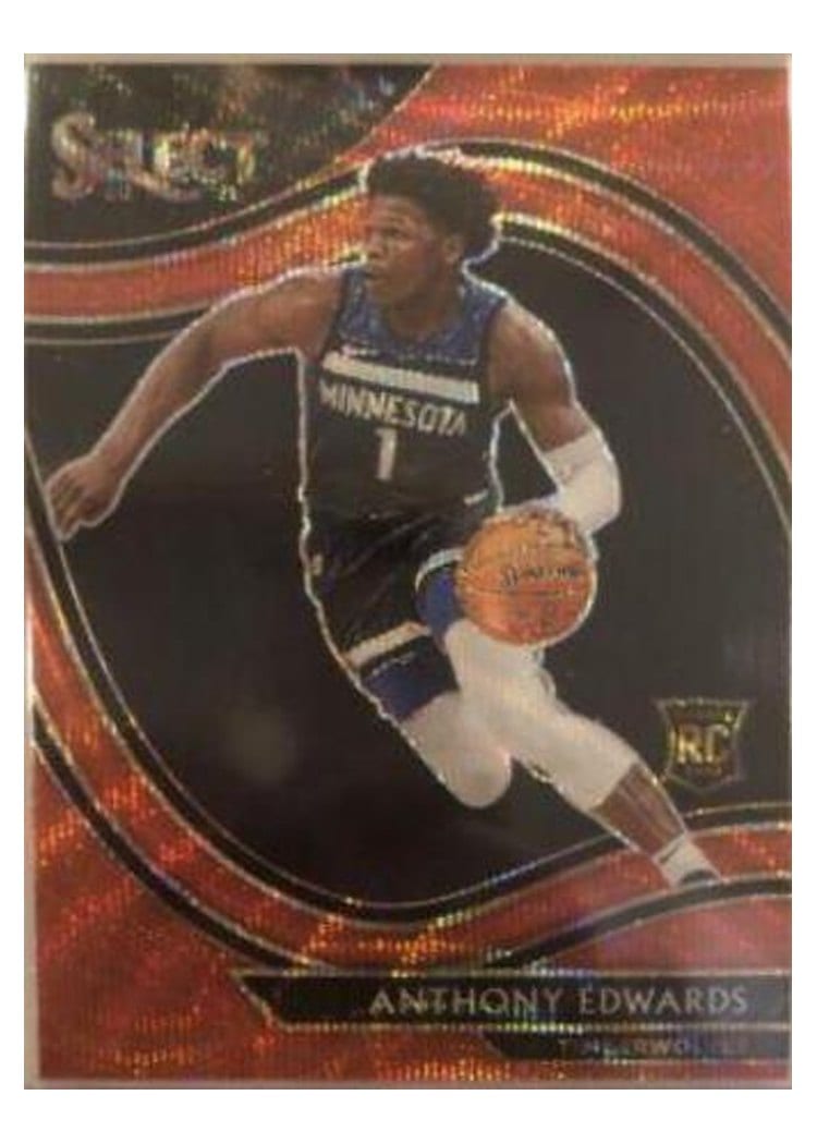 2020 Panini Select Anthony Edwards #300 card
