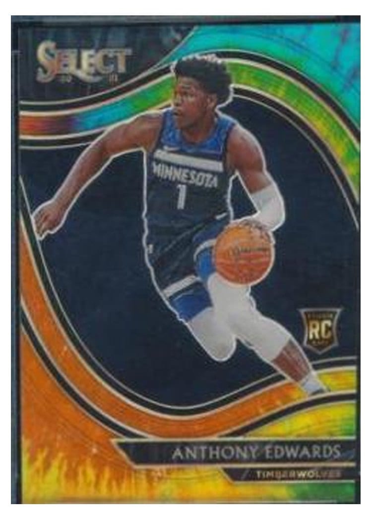 2020 Panini Select Anthony Edwards #300 card