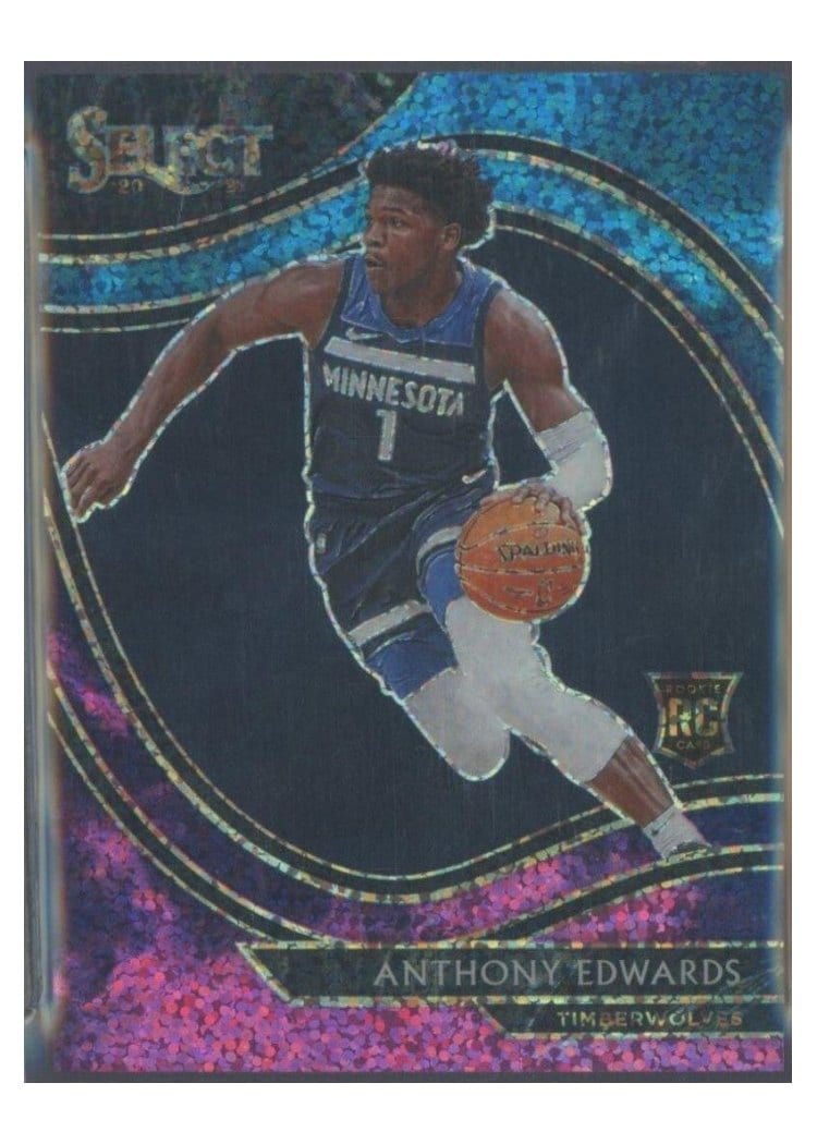 2020 Panini Select Anthony Edwards #300 card