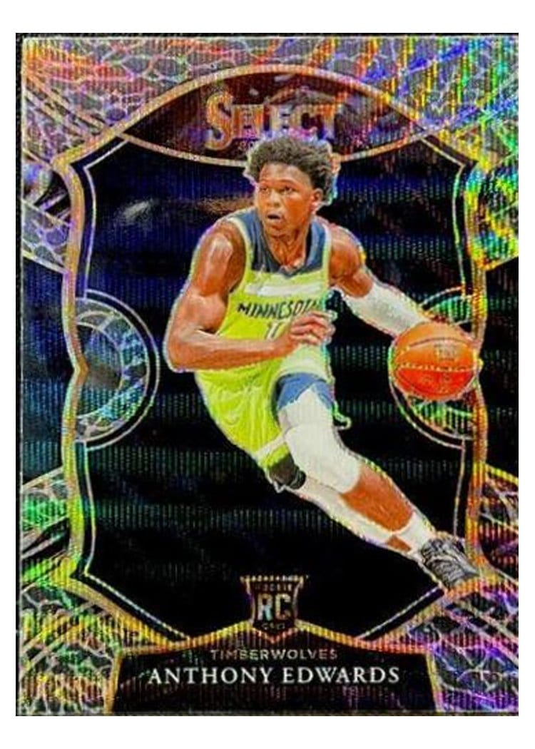 2020 Panini Select Anthony Edwards #61 card