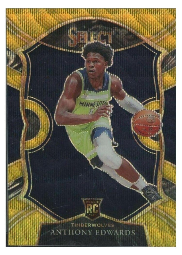 2020 Panini Select Anthony Edwards #61 card