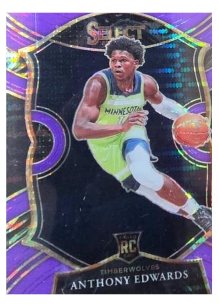 2020 Panini Select Anthony Edwards #61 card