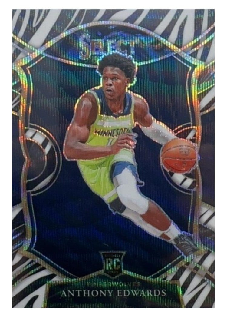 2020 Panini Select Anthony Edwards #61 card
