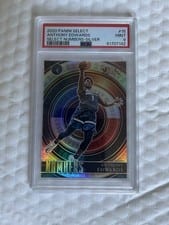 2020 Panini Select Numbers Anthony Edwards Silver #15 card