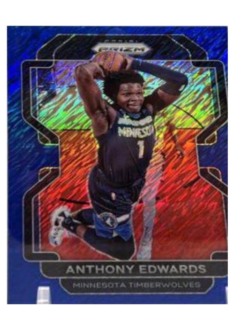 2021-22 Panini Prizm Base Set Anthony Edwards #37 card