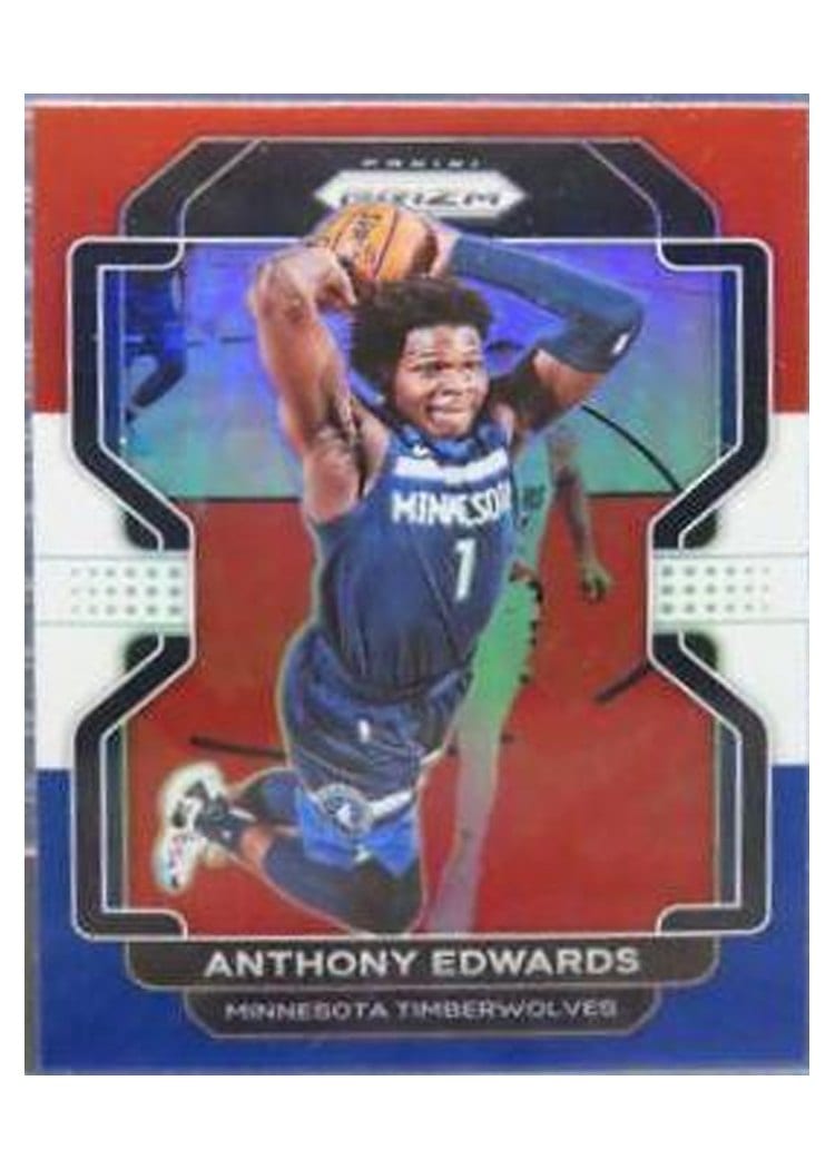 2021-22 Panini Prizm Base Set Anthony Edwards #37 card