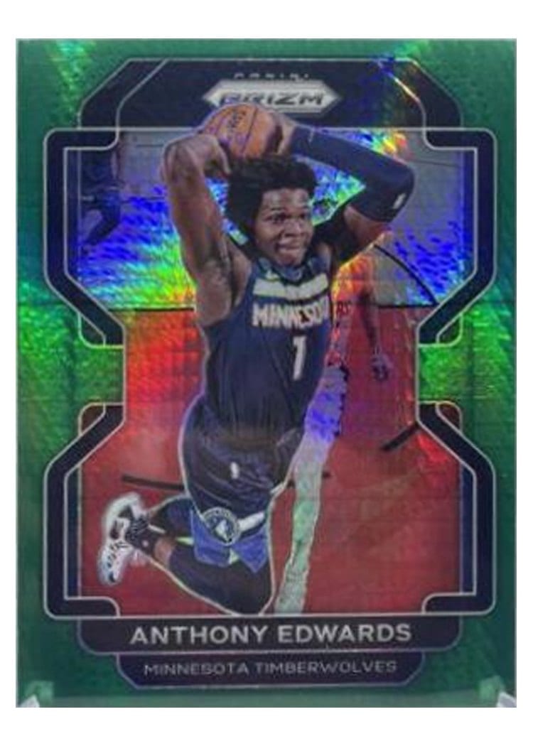 2021-22 Panini Prizm Base Set Anthony Edwards #37 card