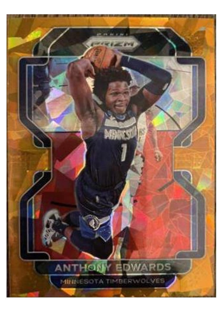 2021-22 Panini Prizm Base Set Anthony Edwards #37 card