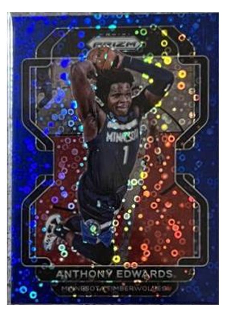 2021-22 Panini Prizm Base Set Anthony Edwards #37 card