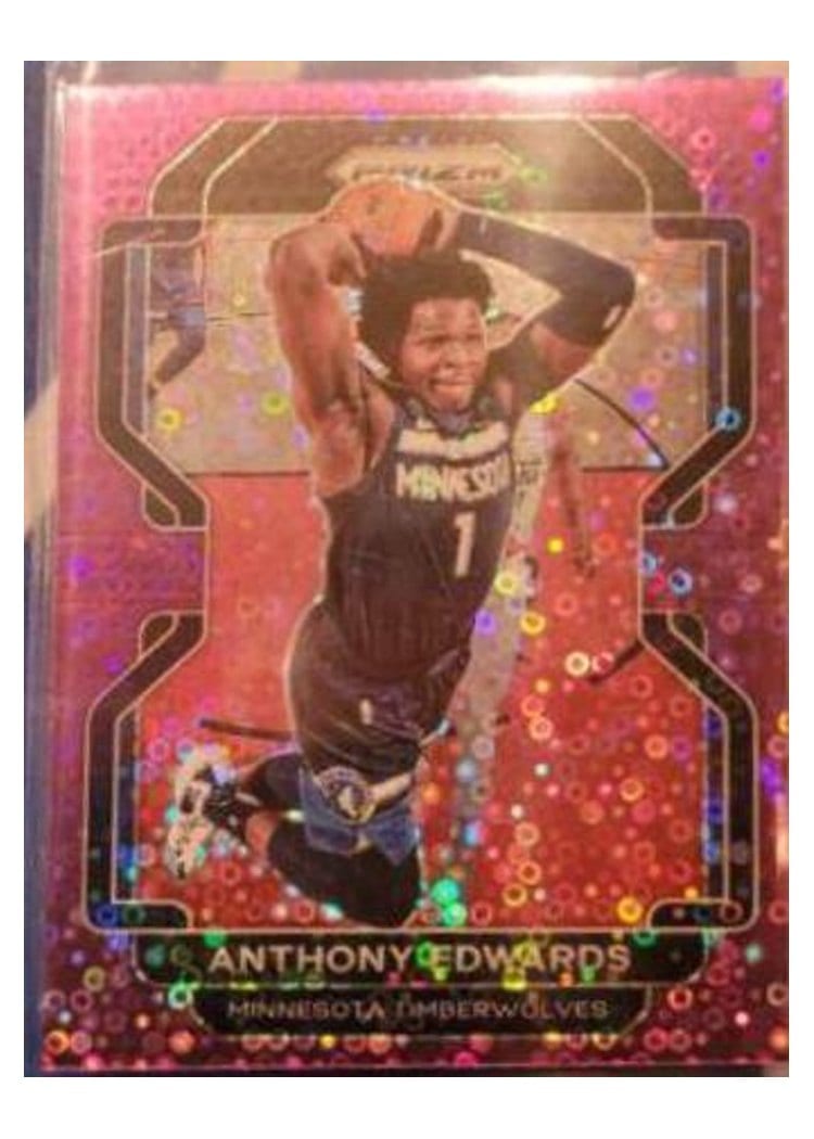 2021-22 Panini Prizm Base Set Anthony Edwards #37 card