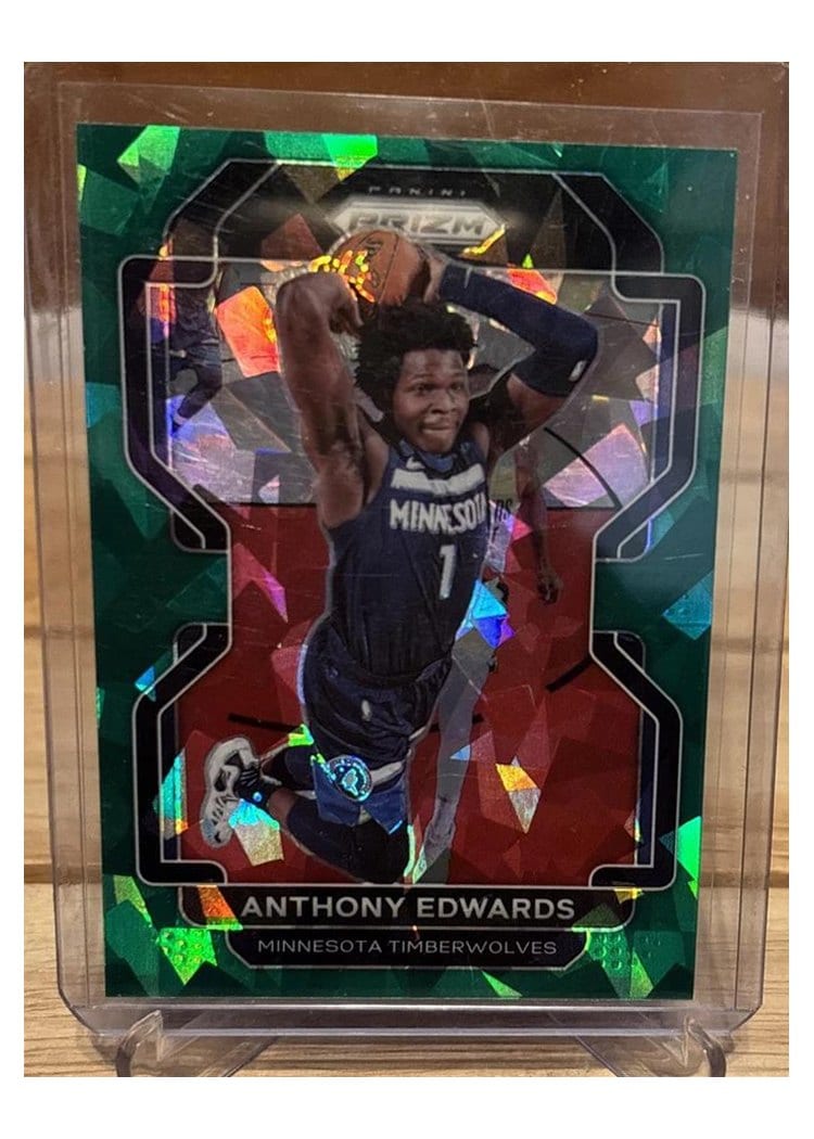 2021-22 Panini Prizm Base Set Anthony Edwards #37 card