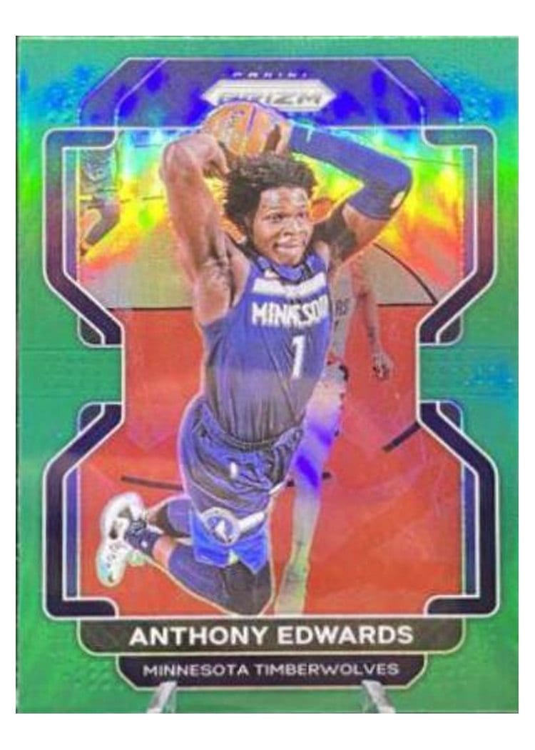 2021-22 Panini Prizm Base Set Anthony Edwards #37 card