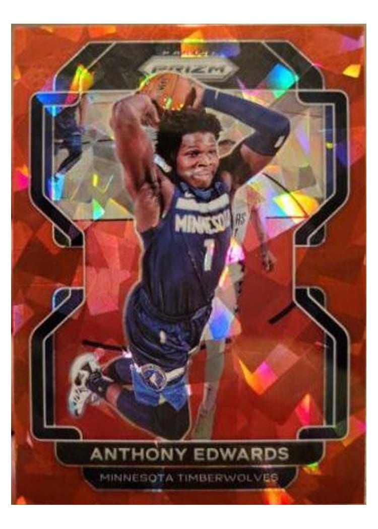2021-22 Panini Prizm Base Set Anthony Edwards #37 card