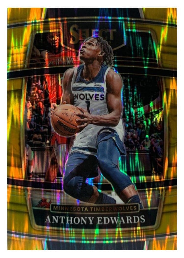 2021-22 Panini Select Base Set Anthony Edwards #49 card