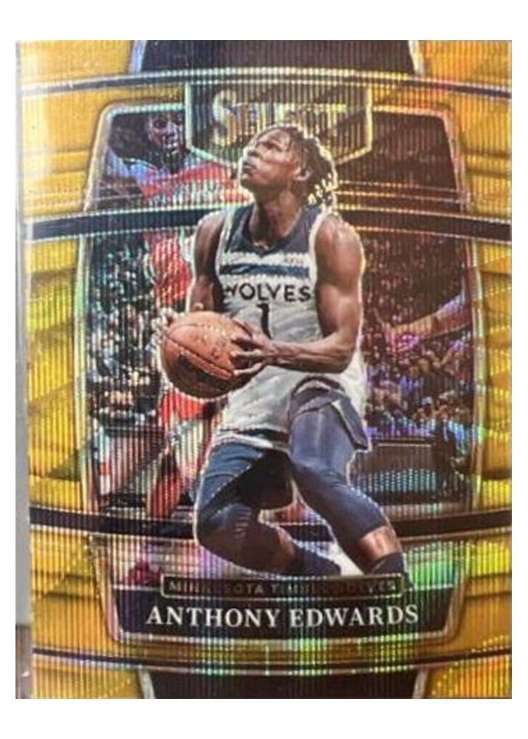 2021-22 Panini Select Base Set Anthony Edwards #49 card
