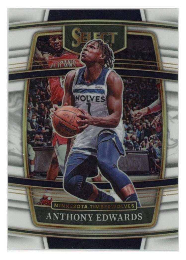 2021-22 Panini Select Base Set Anthony Edwards #49 card