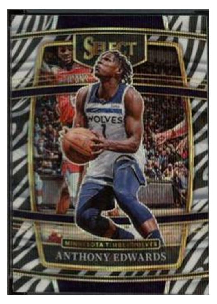 2021-22 Panini Select Base Set Anthony Edwards #49 card