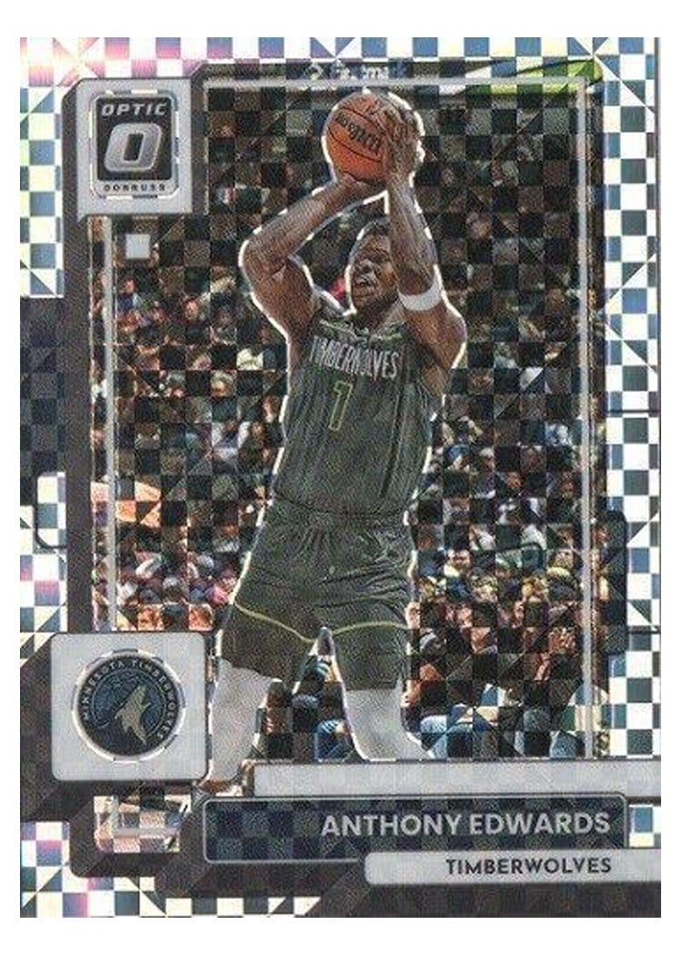 2022-23 Donruss Optic Base Set Anthony Edwards #45 card