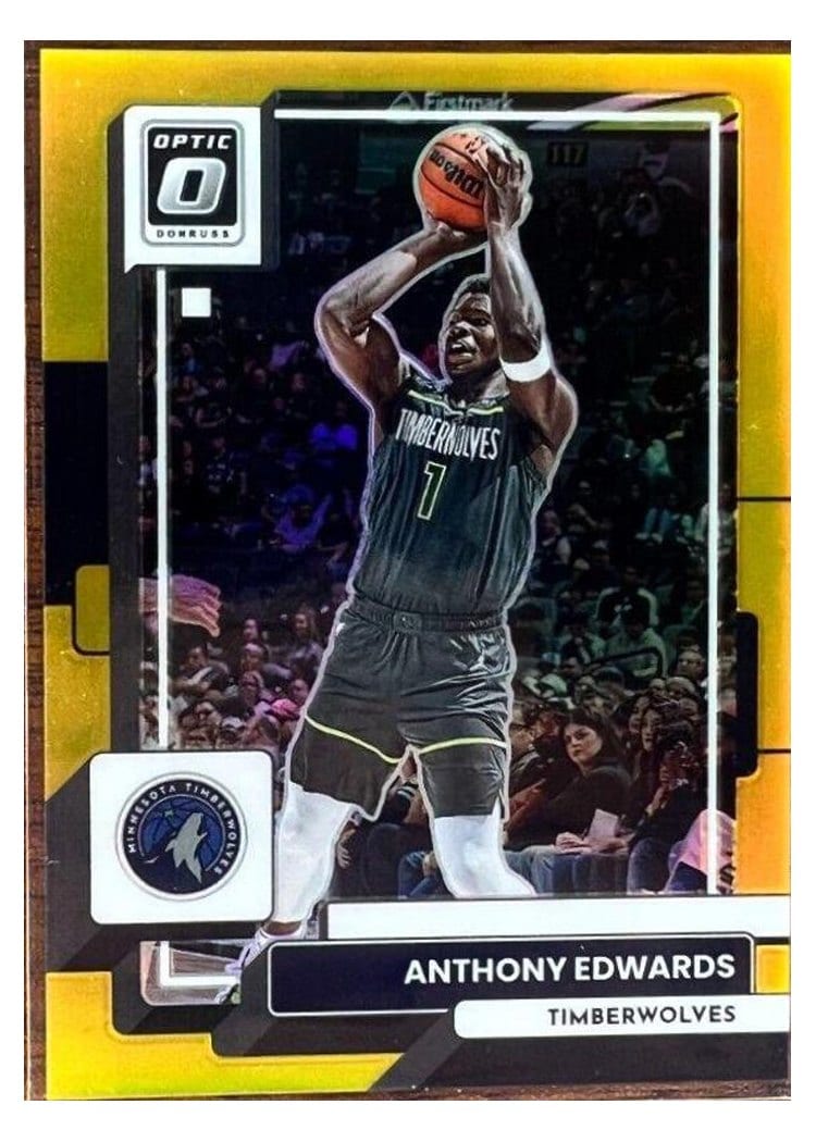 2022-23 Donruss Optic Base Set Anthony Edwards #45 card