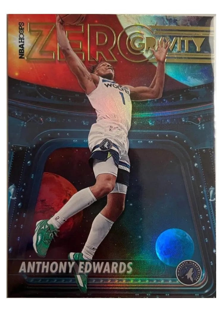 2022-23 Hoops Zero Gravity Anthony Edwards #2 card