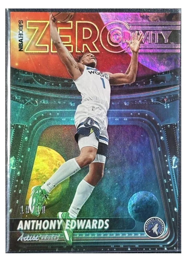 2022-23 Hoops Zero Gravity Anthony Edwards #2 card
