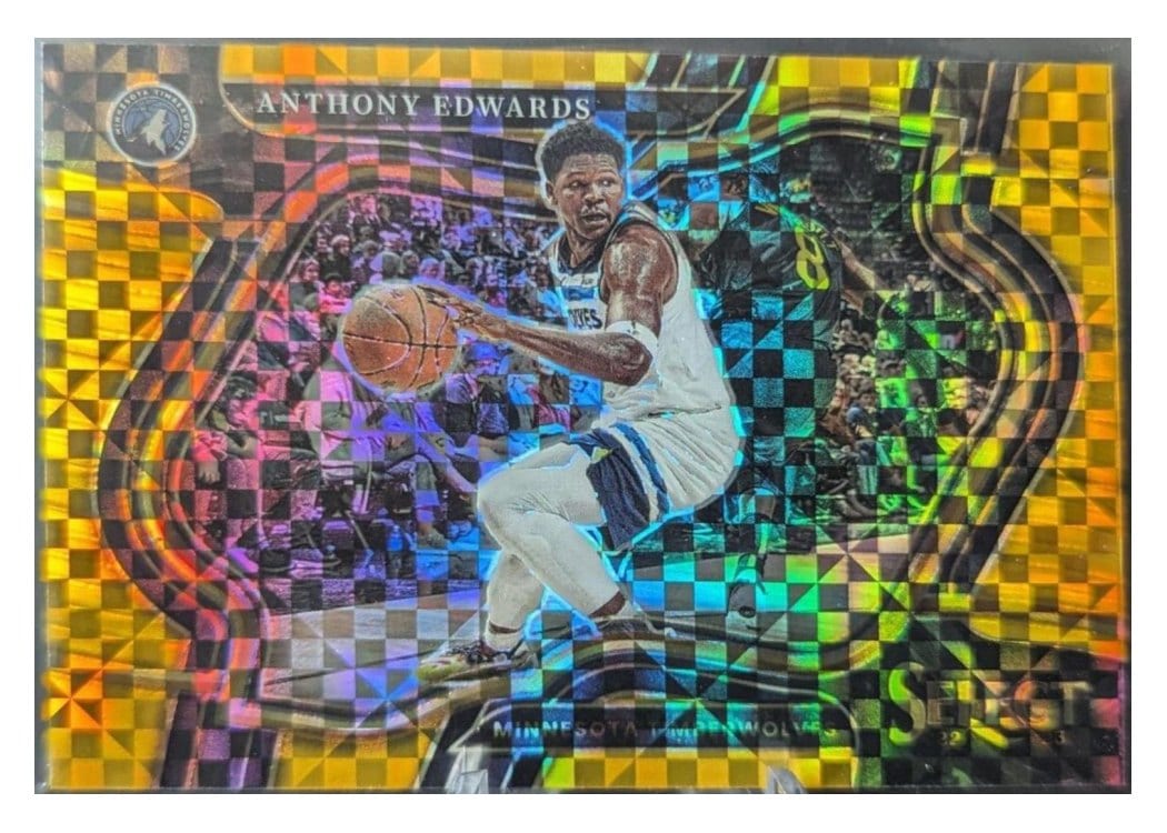 2022-23 Panini Select Base Set Anthony Edwards #246 card