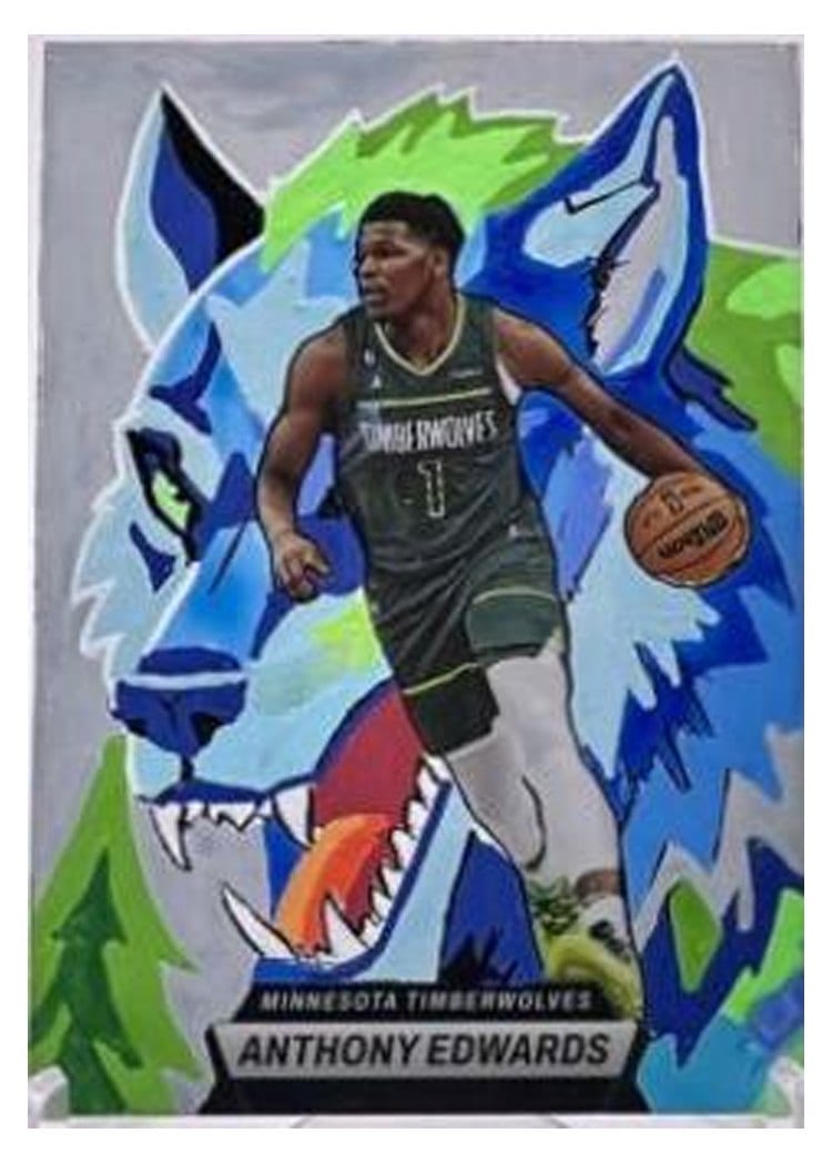 2022 Panini Mosaic Anthony Edwards #26 card