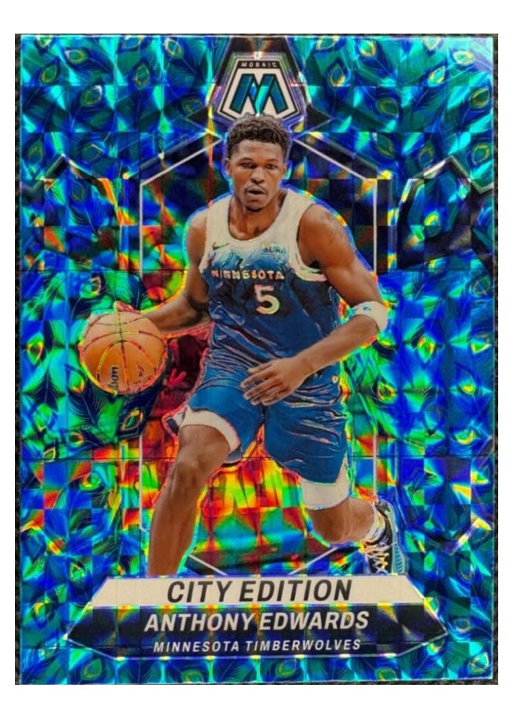 2023-24 Panini Mosaic Base Set Anthony Edwards #33 card
