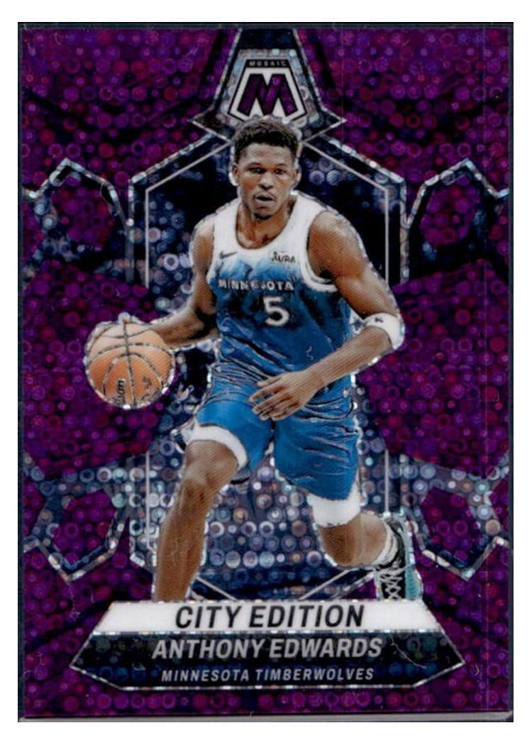 2023-24 Panini Mosaic Base Set Anthony Edwards #33 card