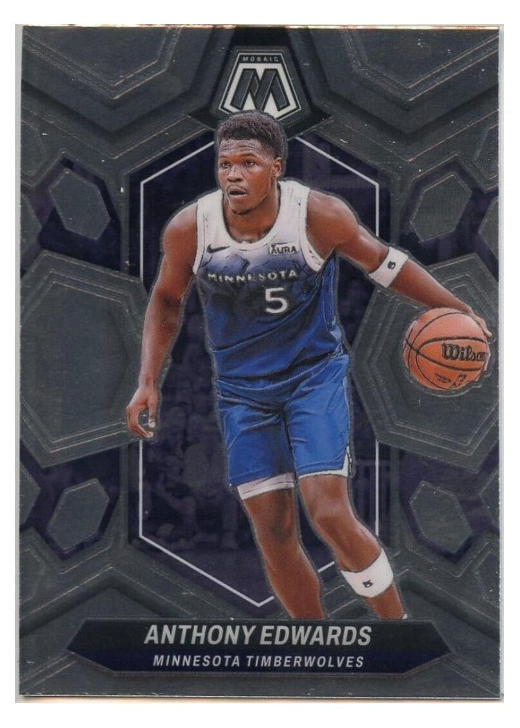 2023-24 Panini Mosaic Base Set Anthony Edwards #33 card