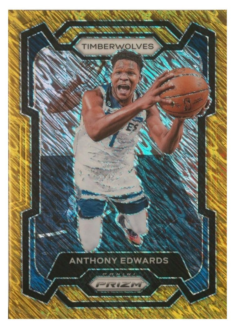 2023-24 Panini Prizm Base Set Anthony Edwards #108 card