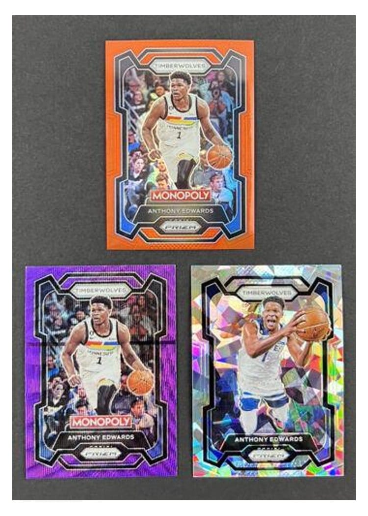 2023-24 Panini Prizm Base Set Anthony Edwards #108 card
