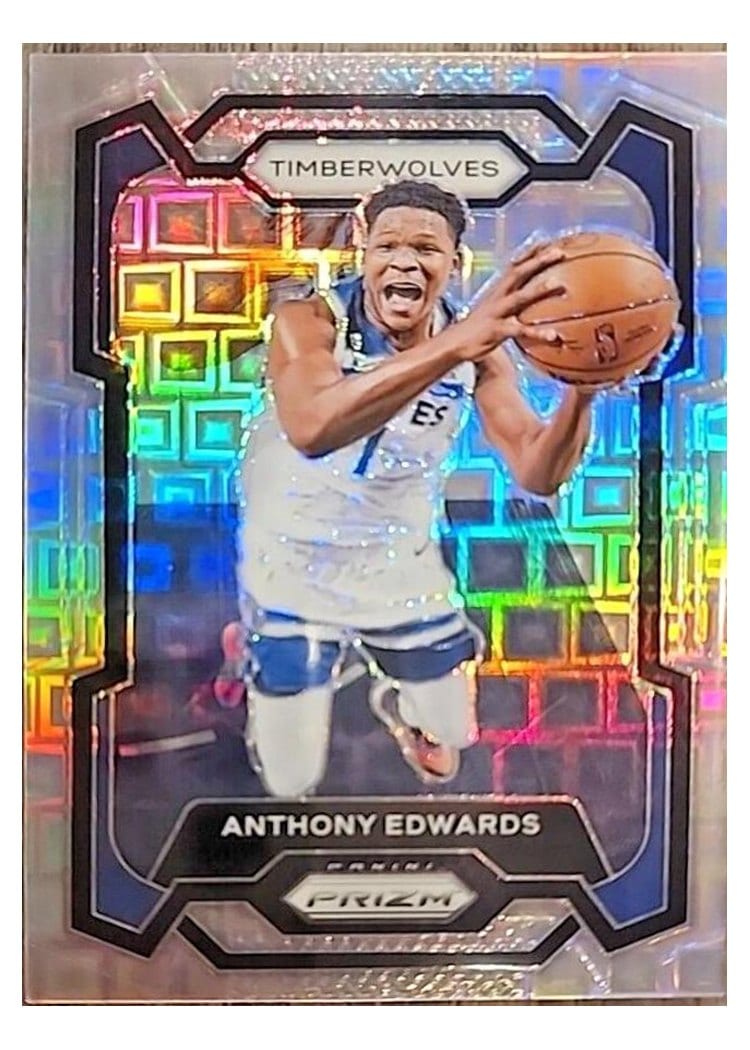 2023-24 Panini Prizm Base Set Anthony Edwards #108 card