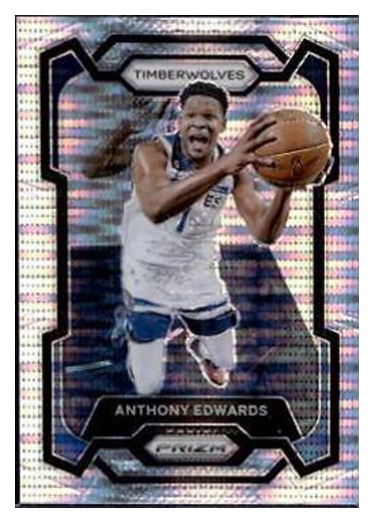 2023-24 Panini Prizm Base Set Anthony Edwards #108 card