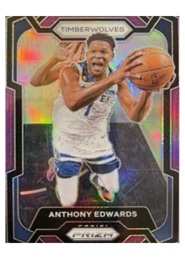 2023-24 Panini Prizm Base Set Anthony Edwards #108 card