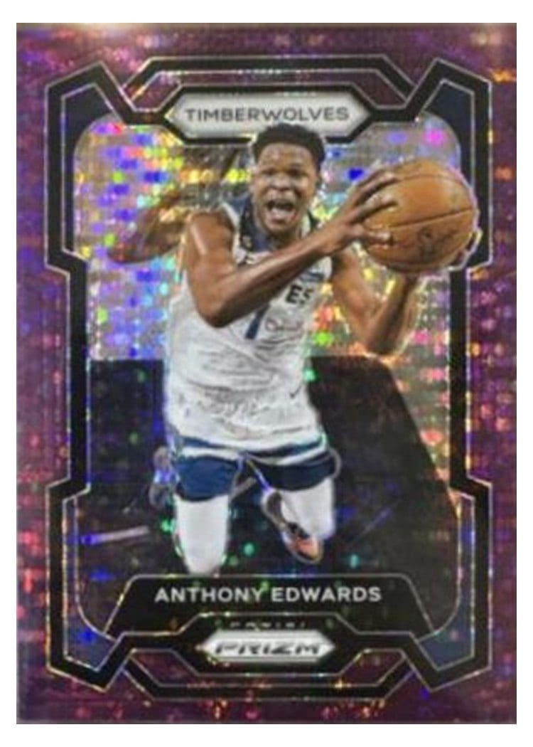 2023-24 Panini Prizm Base Set Anthony Edwards #108 card